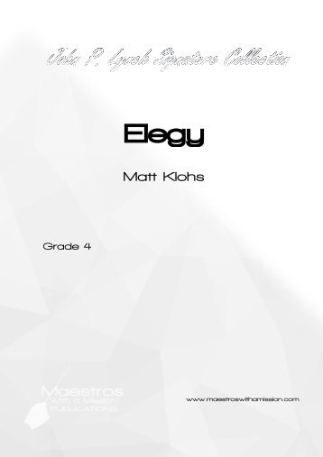 Elegy Score 