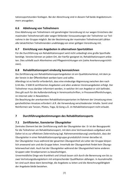 2012 06 18 Durchführung Rehasport in NRW - VIBSS