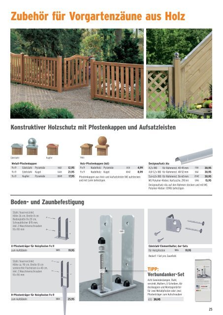 Traumgarten Vorgartenzäune