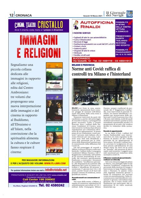 Giornale dei Navigli n. 11 - 19 marzo 2021