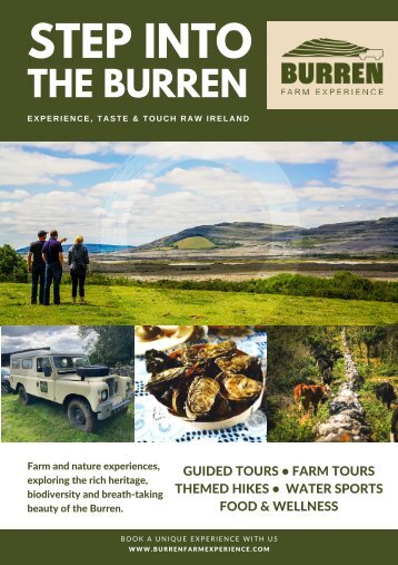 Burren Farm Experience Brochure