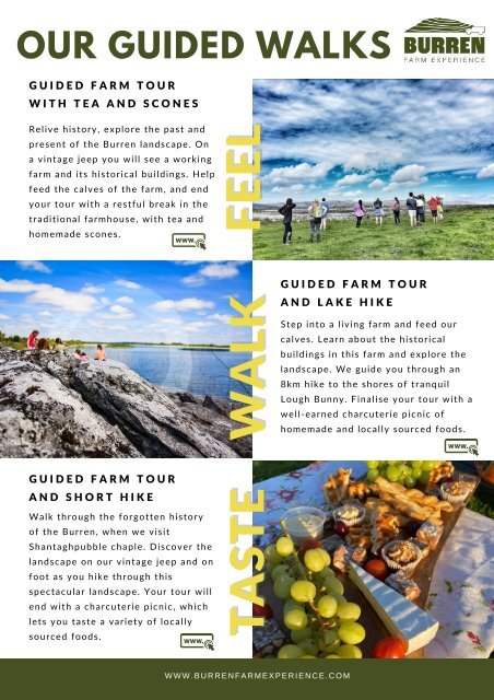 Burren Farm Experience Brochure