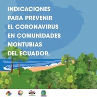Indicaciónes COVID-19 para Comunidades Montubias del Ecuador