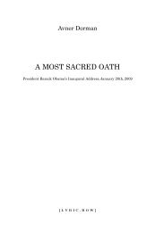 Full score - A MOST SACRED OATH