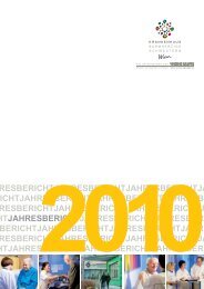 Jahresbericht 2010 - Krankenhaus der Barmherzigen Schwestern ...