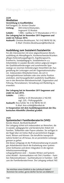 Schwanewede - Volkshochschule Osterholz-Scharmbeck ...