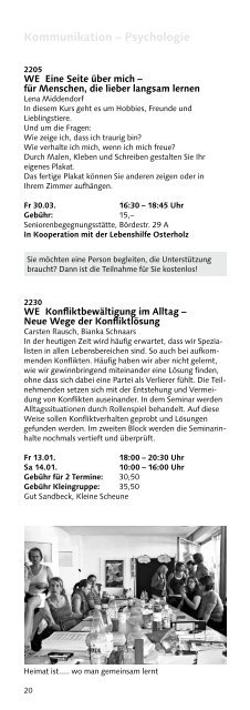 Schwanewede - Volkshochschule Osterholz-Scharmbeck ...