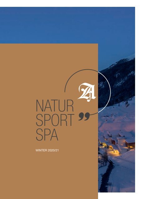 Hotel Alpenhof Winterpreisliste