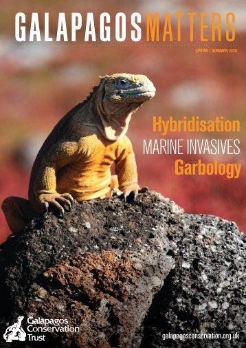 Spring/Summer 2020 - Galapagos Matters - Galapagos Conservation Trust