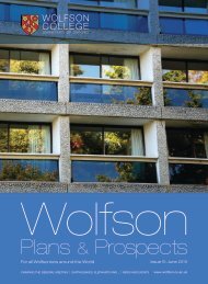 Wolfson Plans & Prospects 2019