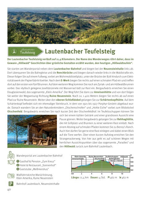Wandern im Renchtal / Schwarzwald