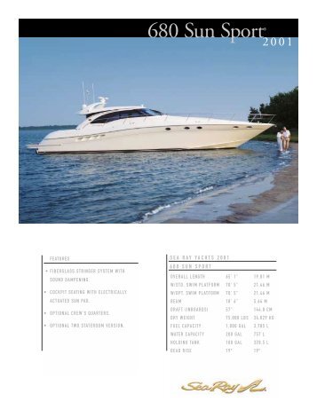 680 Sun Sport® - Sea Ray Boats