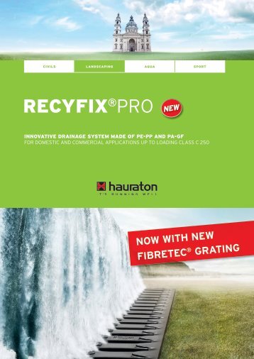 HAURATON Brochure RECYFIX PRO