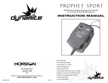 Rc Power Bc6 User Manual Rc Power Bc6 User Manual