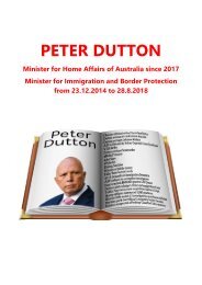 Peter Dutton Minister for Home Affairs of Aust 2