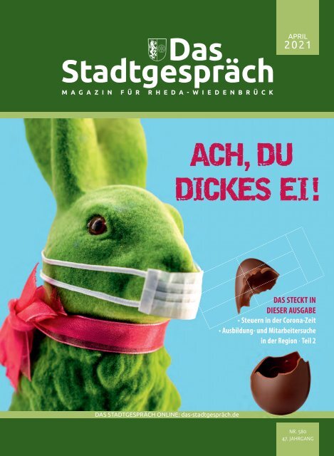 Das Stadtgespräch Ausgabe April 2021 auf Mein Rheda-Wiedenbrück 