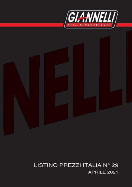 Giannelli - Listino Italia N° 29 - Aprile 2021