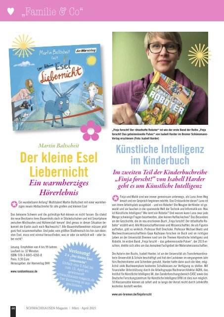 SCHWACHHAUSEN Magazin | März-April 2021