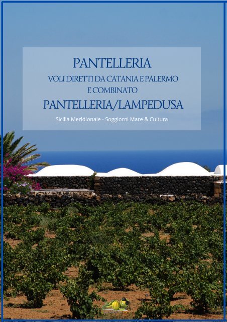 PANTELLERIA DALLA SICILIA