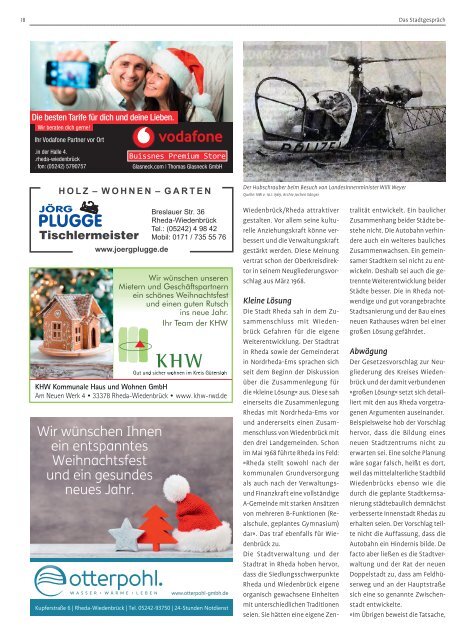 das Stadtgespraech Ausgabe Januar 2019