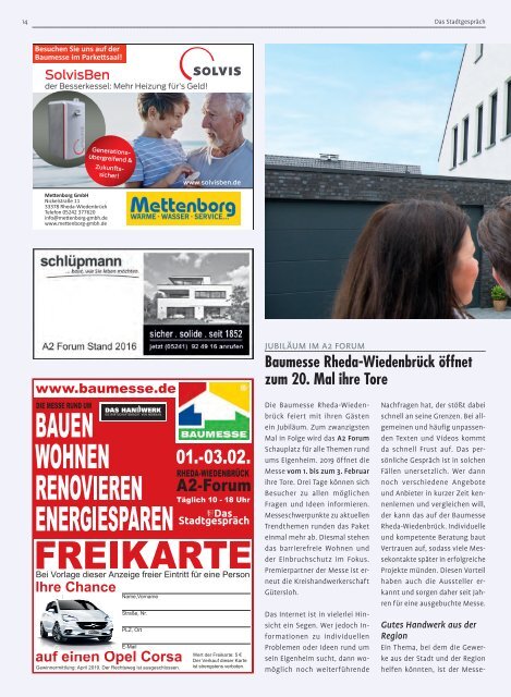 das Stadtgespraech Ausgabe Februar 2019