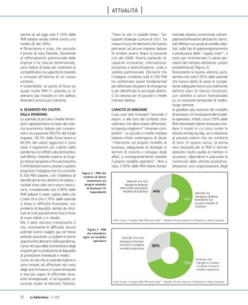 La Subfornitura N.1 - Gennaio/Febbraio 2021