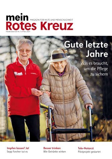 Mein Rotes Kreuz 01/2021: Ausgabe Niederösterreich