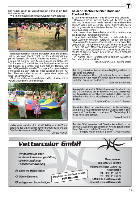 Ausgabe 7+8/2010 - VfL-Tegel 1891 e.V.