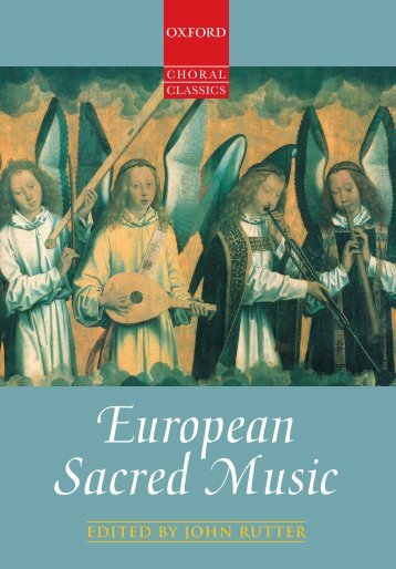 European Sacred Music sampler 