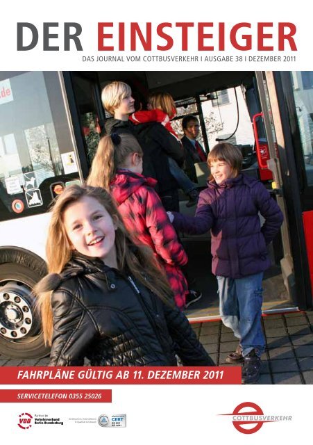 DER EINSTEIGER - Cottbusverkehr GmbH