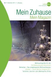 Magazin 07 2011.indd - LebensWerk GmbH