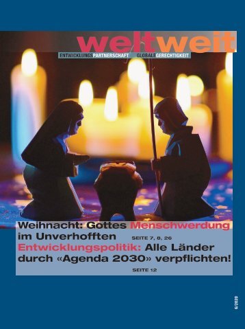 WeltWeit 6/2020 - Zeitschrift für Entwicklungszusammenarbeit und globale Gerechtigkeit