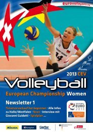 Halle/Westfalen - Volleyball Europameisterschaft der Frauen 2013 ...