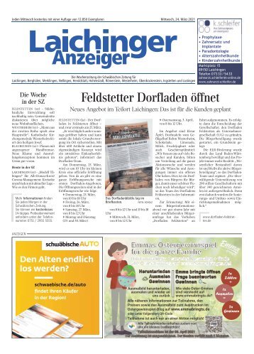 Laichinger Anzeiger 24.03.2021