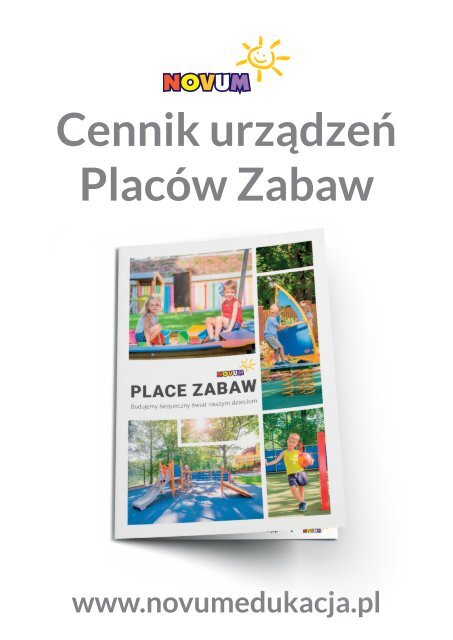 Cennik urządzeń Placów Zabaw 2022