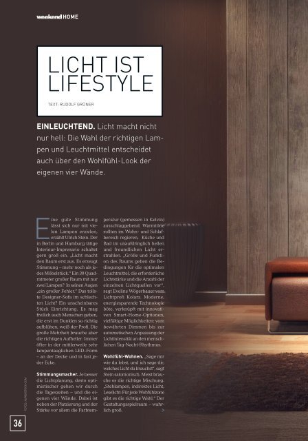 Weekend Magazin Vorarlberg HOME 2021 Frühjahr KW 11