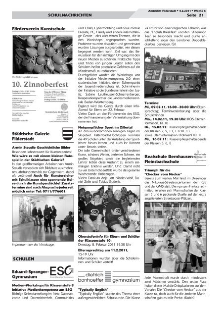 5. Int. U15 Jugend-Fußball Hallenmasters 2011 - Stadt Filderstadt