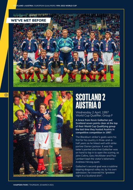 Scotland v Austria