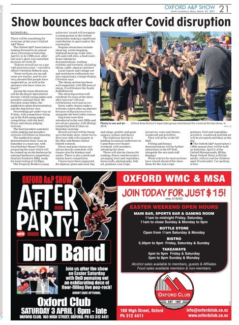 North Canterbury News: March 25, 2021