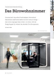 Das Bürowohnzimmer - Urs Clerici im Interview mit Penso.ch