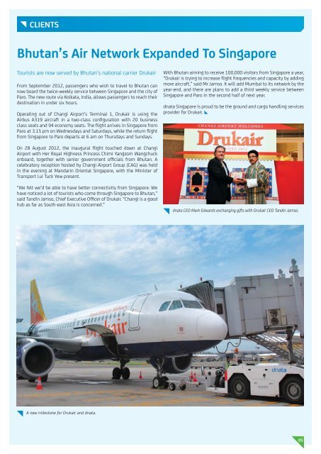 Ground scene - dnata Singapore