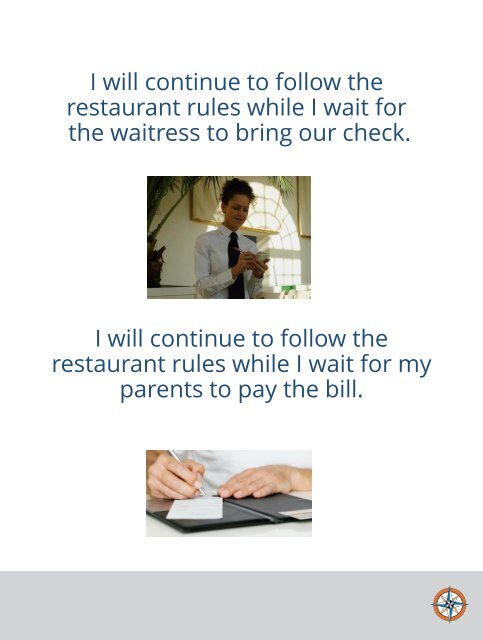 Eating in a Restaurant