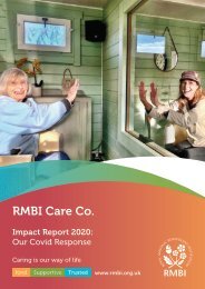 RMBI Care Co. Impact Report 2020 - Our Covid Response