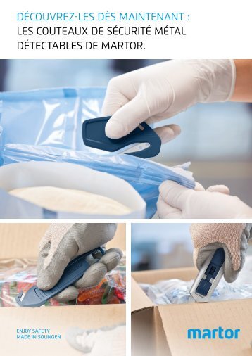 MARTOR Couteaux Metal Detectable