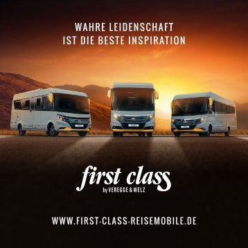 first class by VEREGGE & WELZ – Niesmann+Bischoff Luxus-Wohnmobile