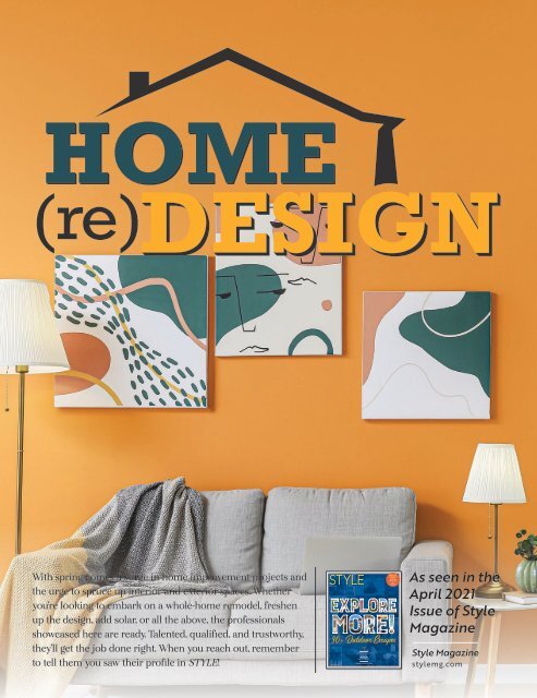 Home ReDesign Stand Alone - April 2021