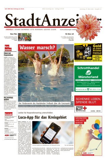 Stadtanzeiger Coesfeld kw 13