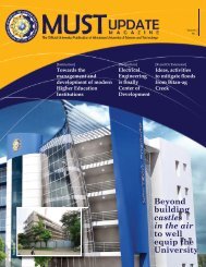 MUST Update Vol. 2, No. 1 - Mindanao University of Science and ...