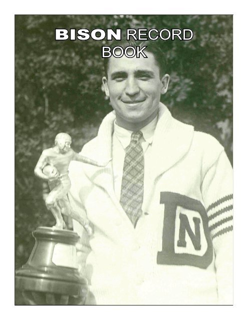 BISON RECORD BOOK - North Dakota State University Athletics