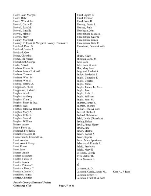 Cedar Lawn Cemetery Lot Owners as of 1917 - RootsWeb